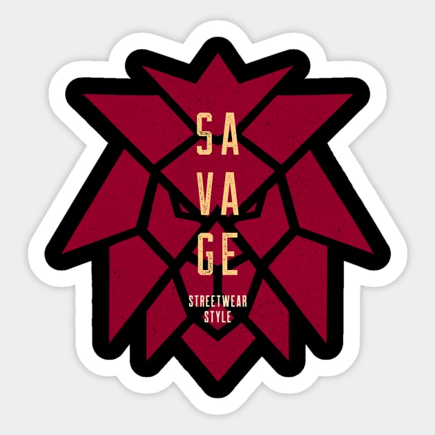 Savage Sticker by Milon store